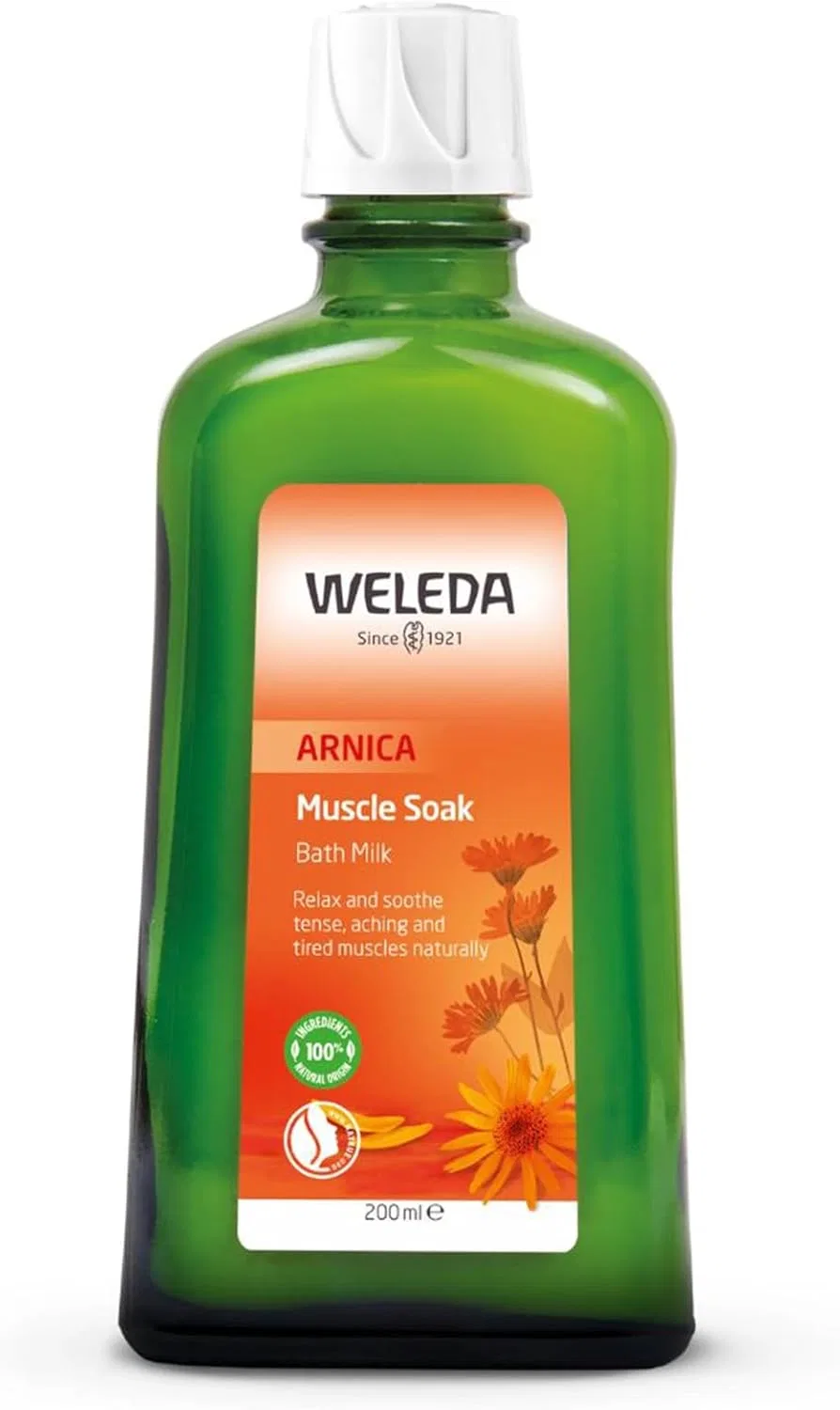 Масло для ванн Арника Muscle Soak Weleda, 200 мл, Лавандовый