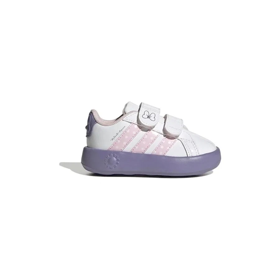 Детские кроссовки с принтом Minnie Mouse Grand Court MinnIe CF I adidas, Белый — фото 2