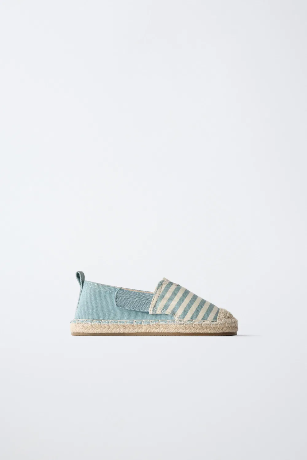 Полосатые джутовые эспадрильи ZARA, Blue