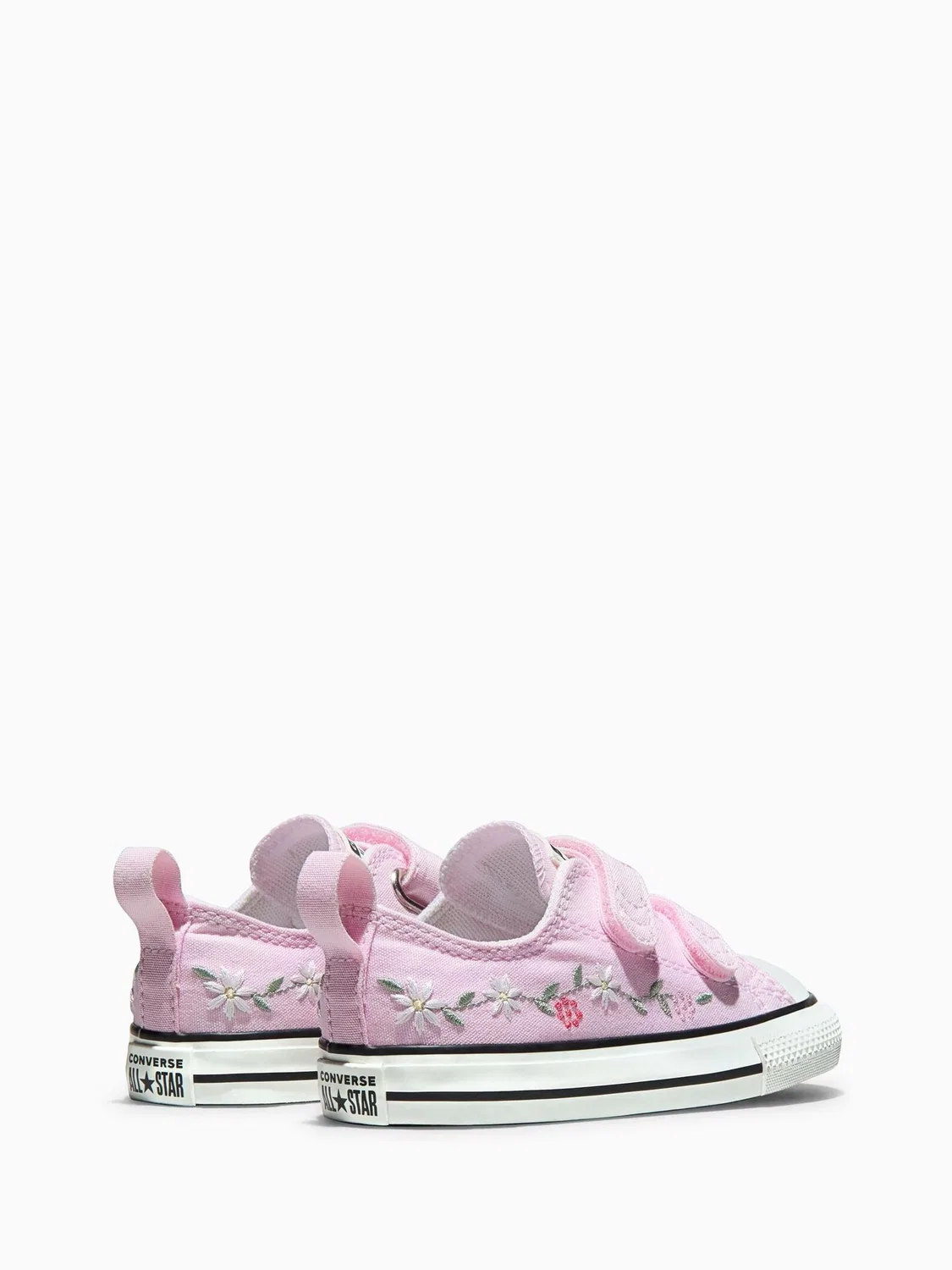 Кроссовки Converse Chuck Taylor Flower Print 2V Low, розовые — фото 4