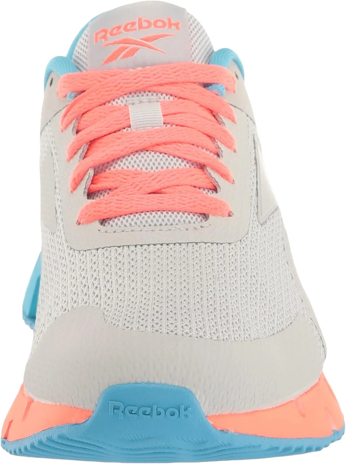 Детские кроссовки для мальчиков Zig Dynamica 2.0 Reebok, Pure Grey/Orgfla/Radiant Aqua — фото 2