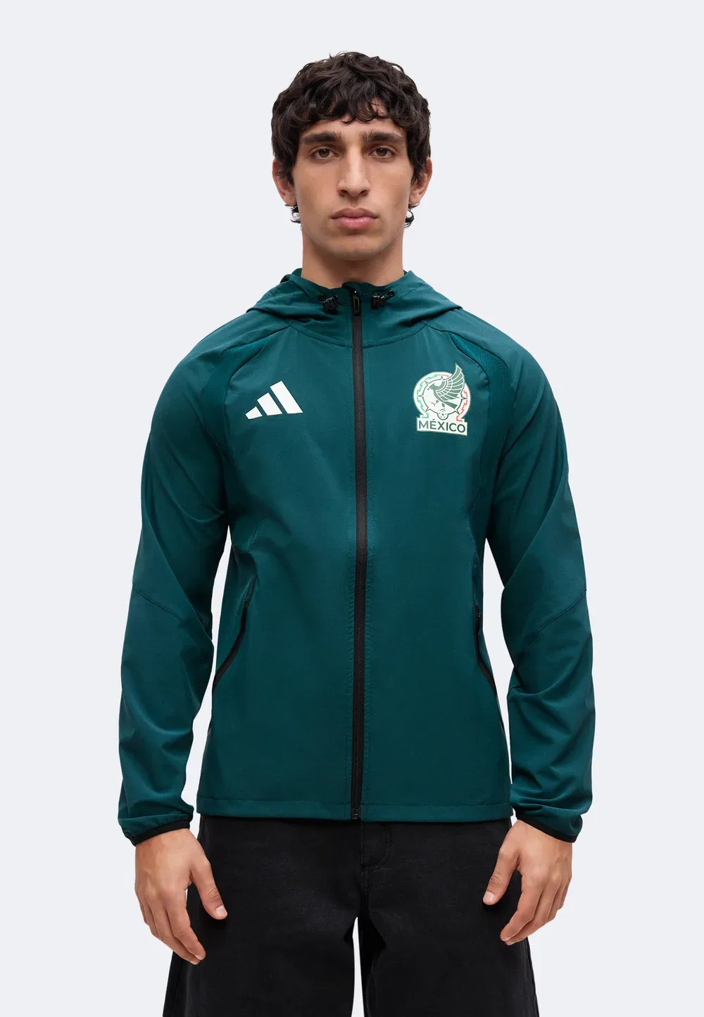 Mexico tiro travel full zip - форма национальной сборной Adidas Performance, Aurora Ivy