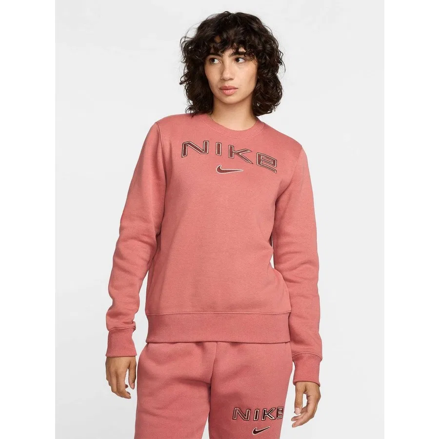 Женский свитшот с длинным рукавом Nike Phnx Flc, Разноцветный — фото 4