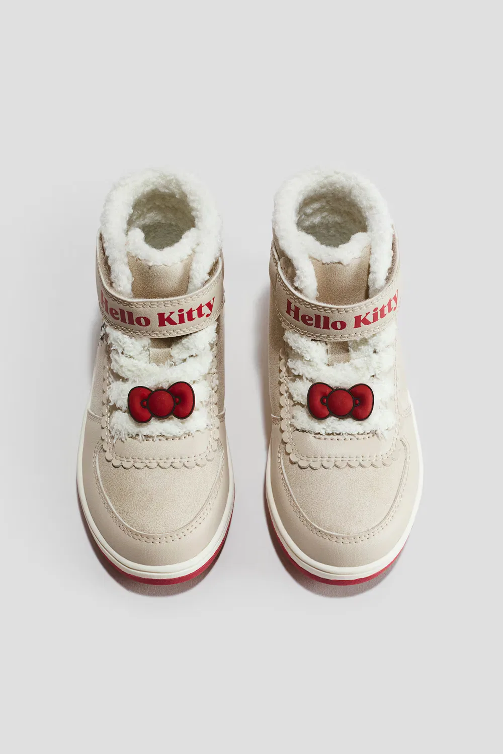 Утепленные высокие кроссовки H&M, Beige/Hello Kitty — фото 2