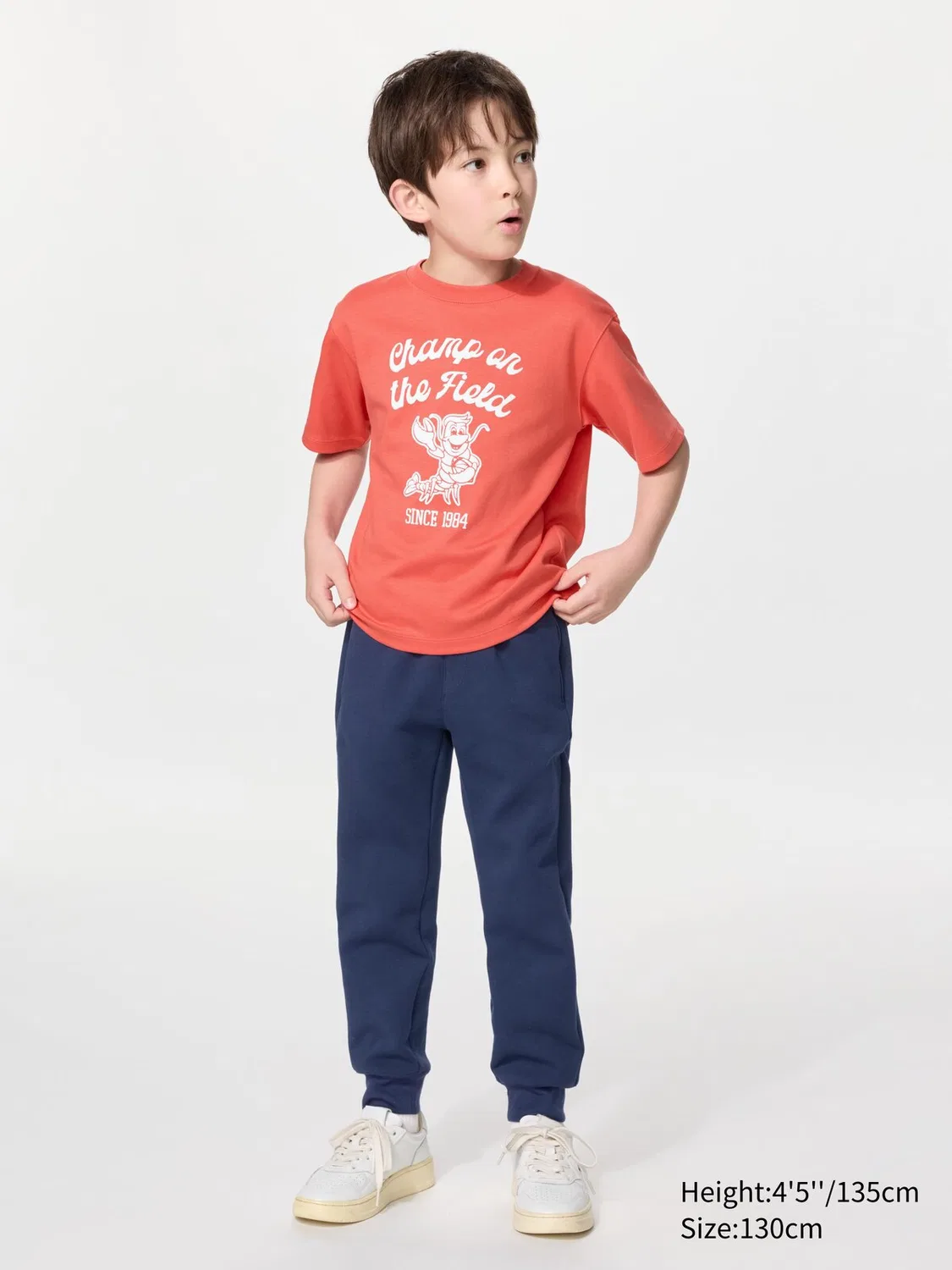 Спортивные штаны Uniqlo, для детей, темно-синие — фото 2