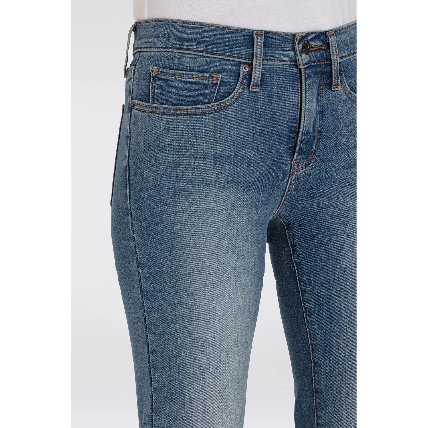 Женские прямые джинсы с эффектом shaping Levi's, Smudged Line — фото 3