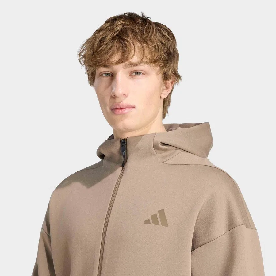 Мужская куртка с длинным рукавом Z.n.e. adidas, Кремовый — фото 4