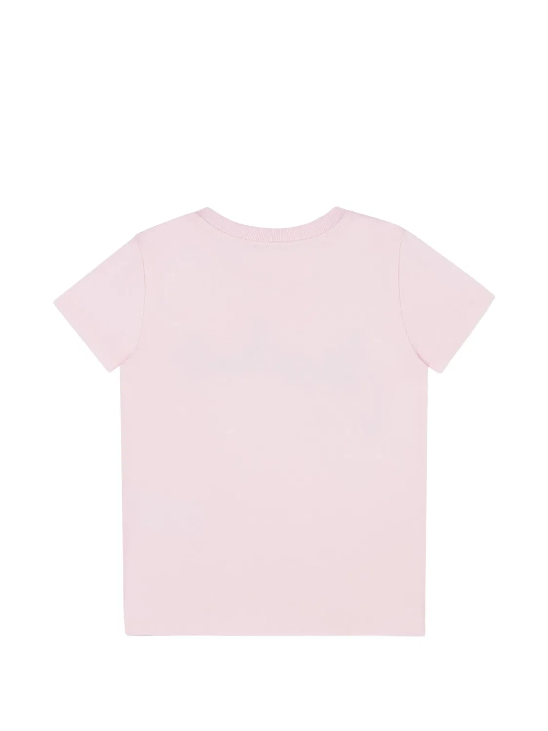 Футболка из хлопкового трикотажа с принтом Moschino Kids, розовый — фото 2