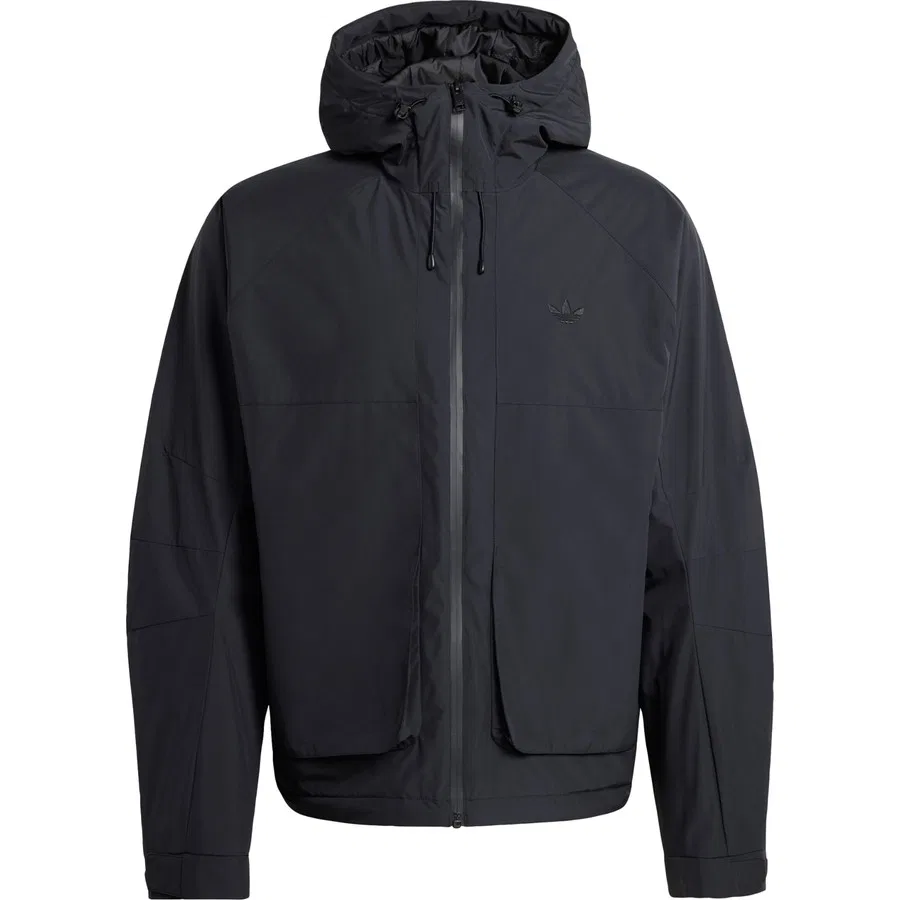 Мужская куртка утилити с капюшоном Premium Essentials Utility Jacket adidas, Черный — фото 3