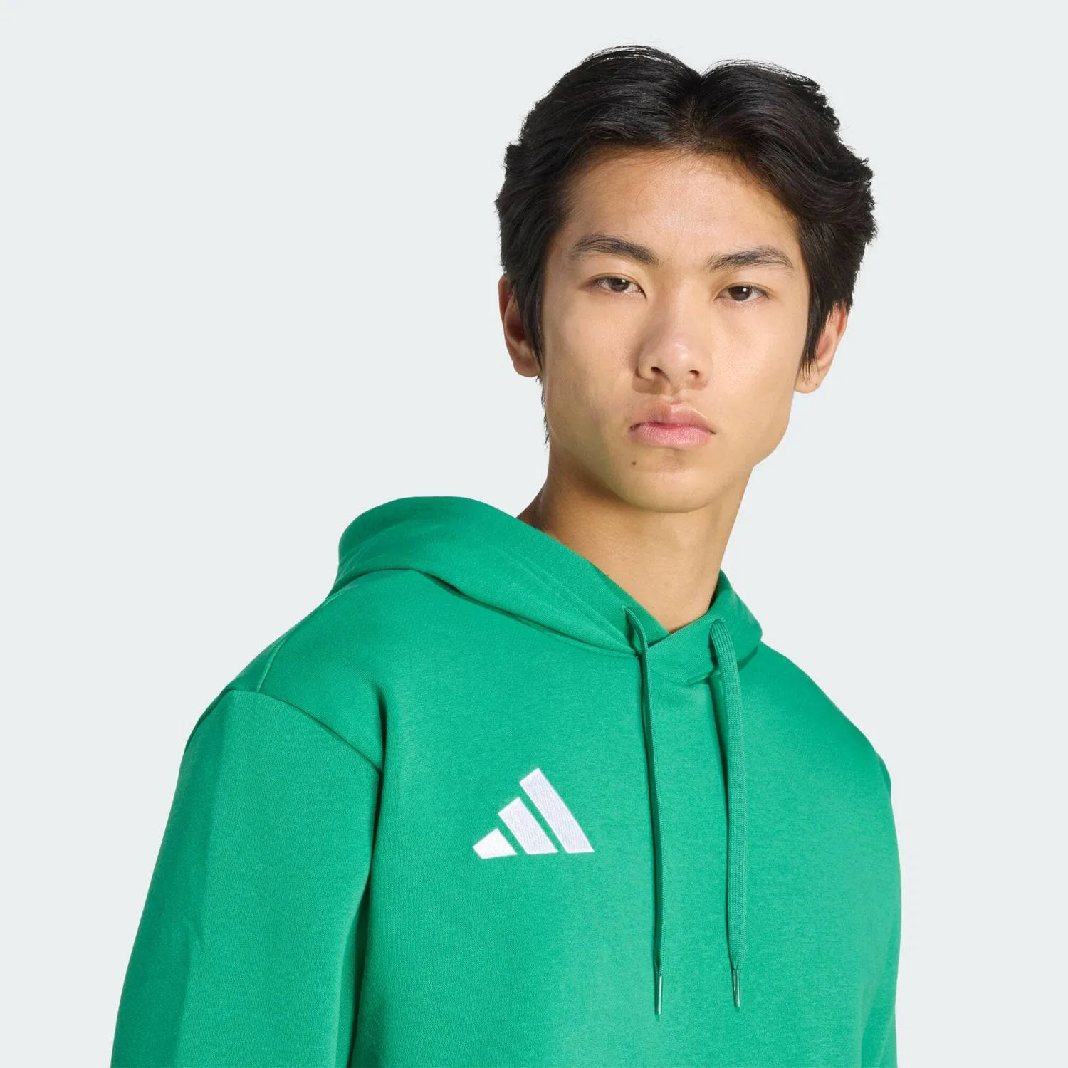 Мужское худи из флиса Entrada26 Adidas, Grun Weiss — фото 4