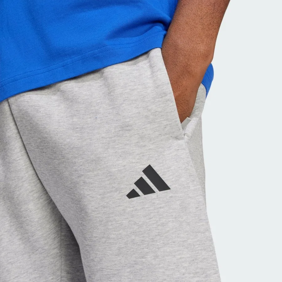 Спортивные брюки с зауженными штанинами и манжетами Future Icons 3-Stripes adidas, Серый — фото 4