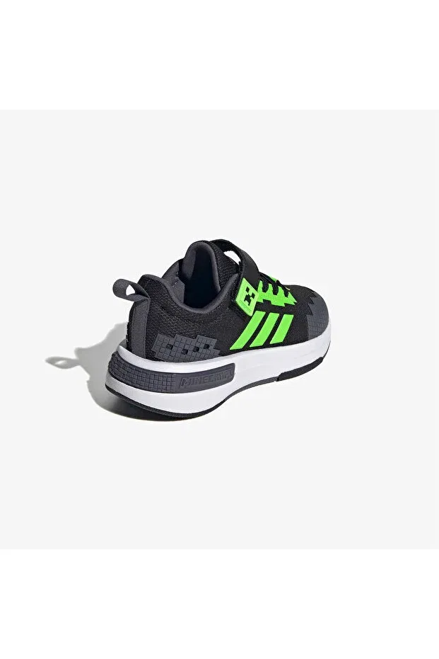 Детские кроссовки для девочек шнурованные Adidas, Black — фото 3