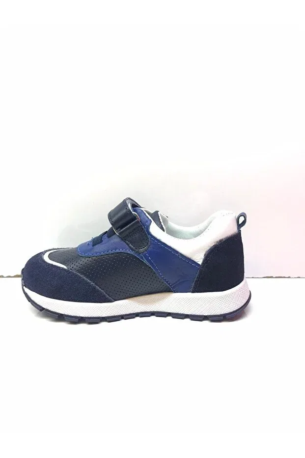 Детские кожаные кроссовки для мальчиков Sibel Bebe, Navy Blue — фото 2