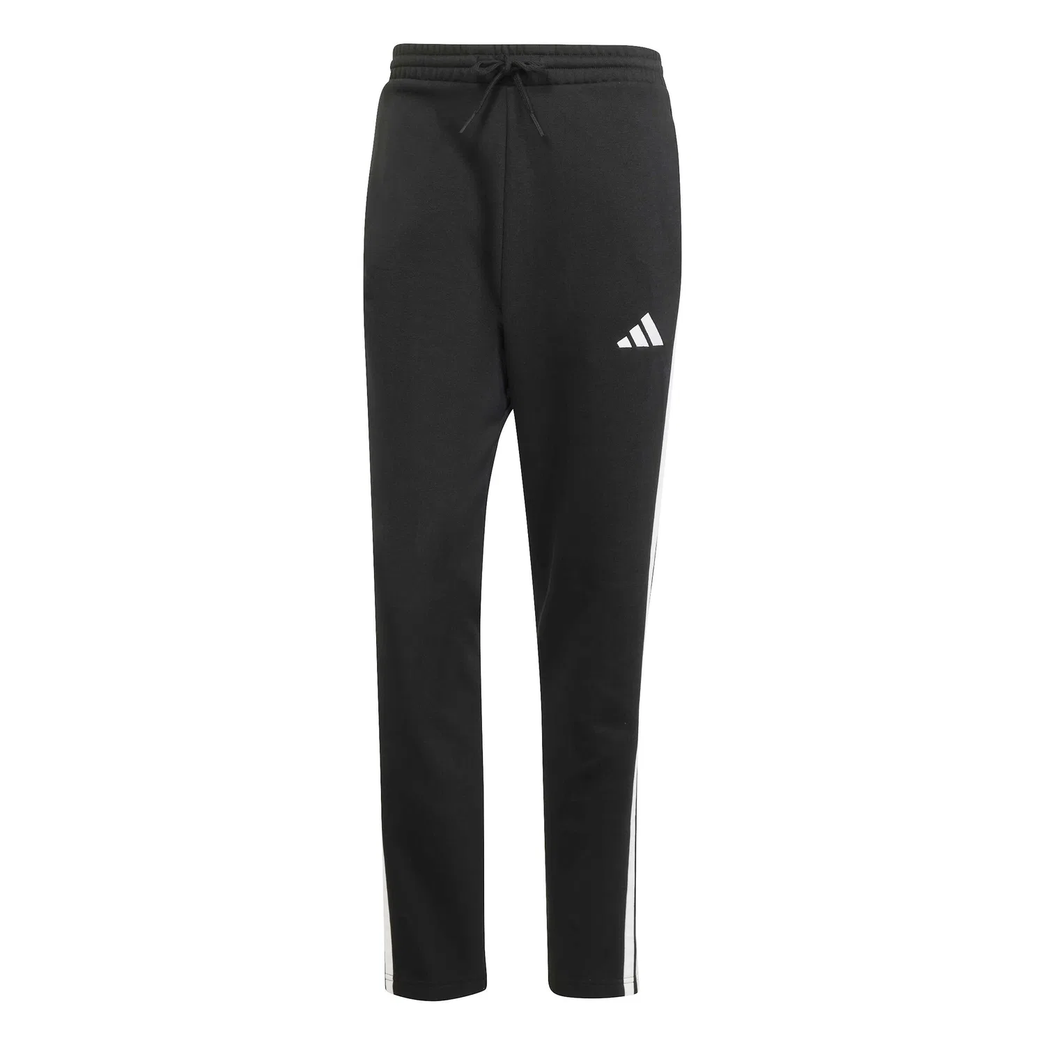Мужские спортивные штаны с открытым низом adidas Essentials 3-Stripes Fleece, Schwarz