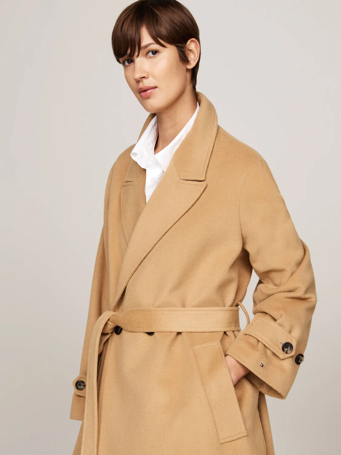 Пальто шерстяное Tommy Hilfiger, Marrone