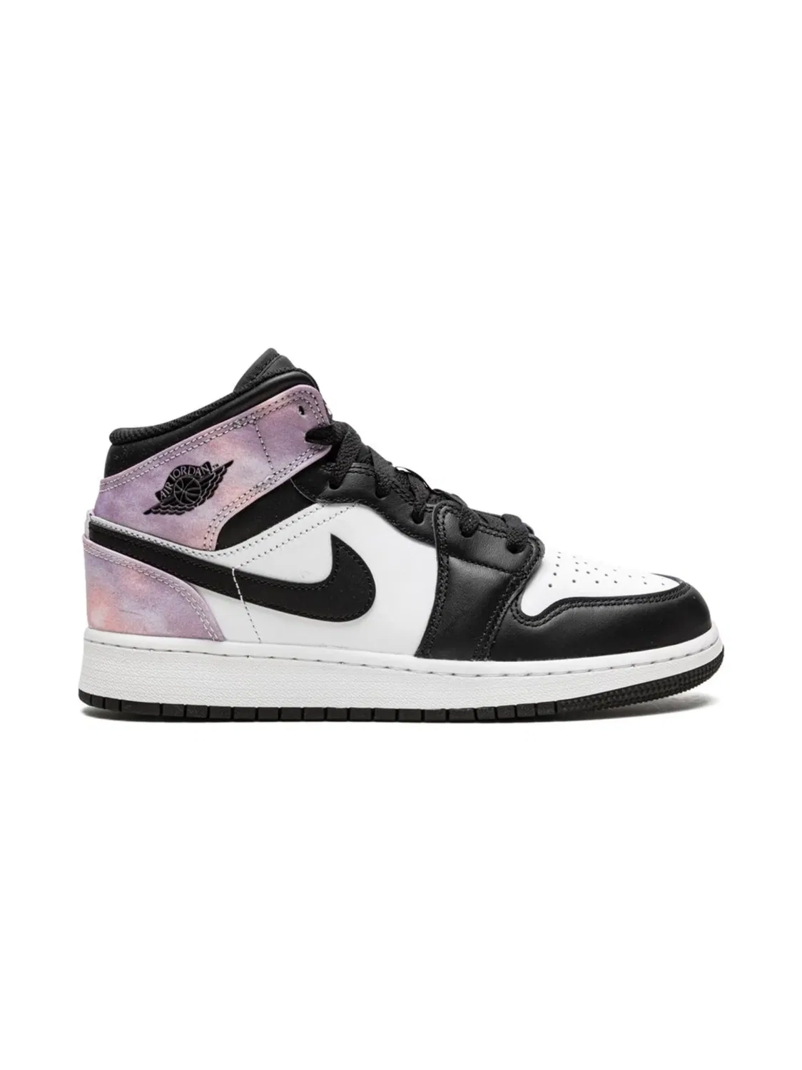 Кроссовки Air Jordan 1 Mid SE "Tie Dye", белый — фото 3