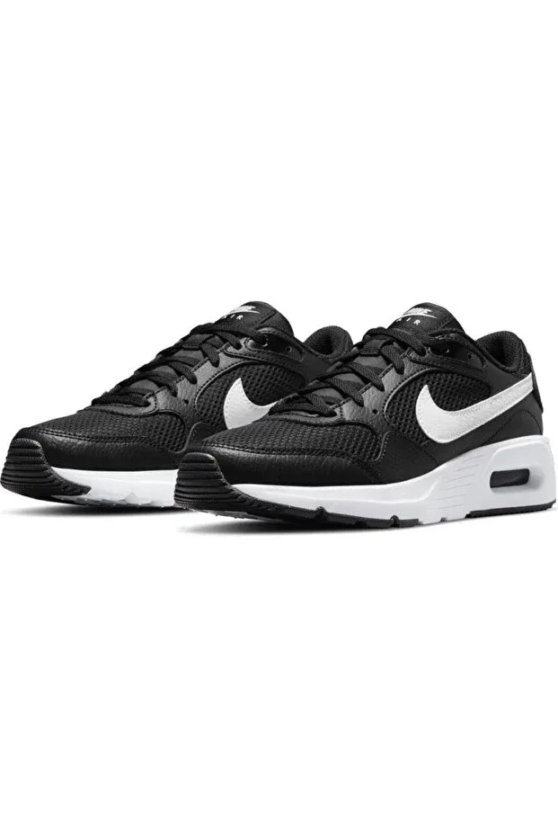 Женские кеды с принтом Nike, Black White — фото 3