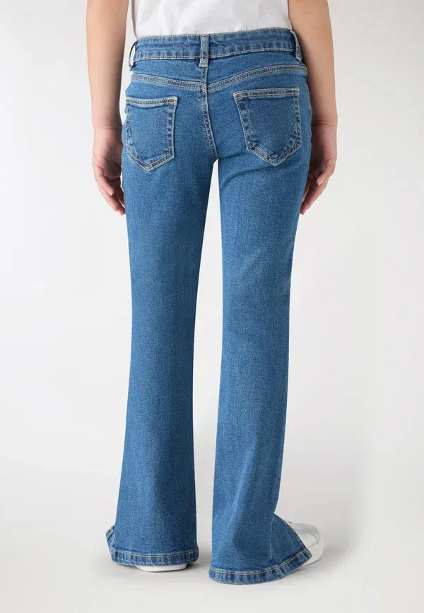 Брюки из денима Flared jeans Terranova Denim Medium, синий — фото 3