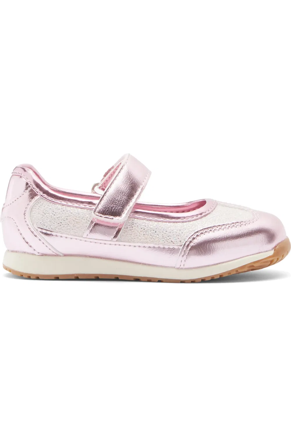 Детские туфли-лодочки с кроссовочной подошвой Torie Tucker + Tate, Purple Metallic — фото 3