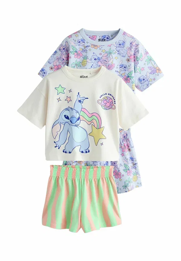 Комплект пижамы из 2 предметов с принтом Lilo and Stitch Next, lilac ecru, сиреневый — фото 3