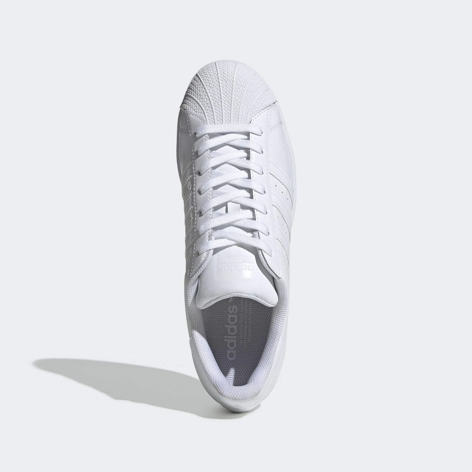 Детские кроссовки с кожаным верхом Superstar Adidas, Ftwr White Ftwr White Ftwr White 960 — фото 4