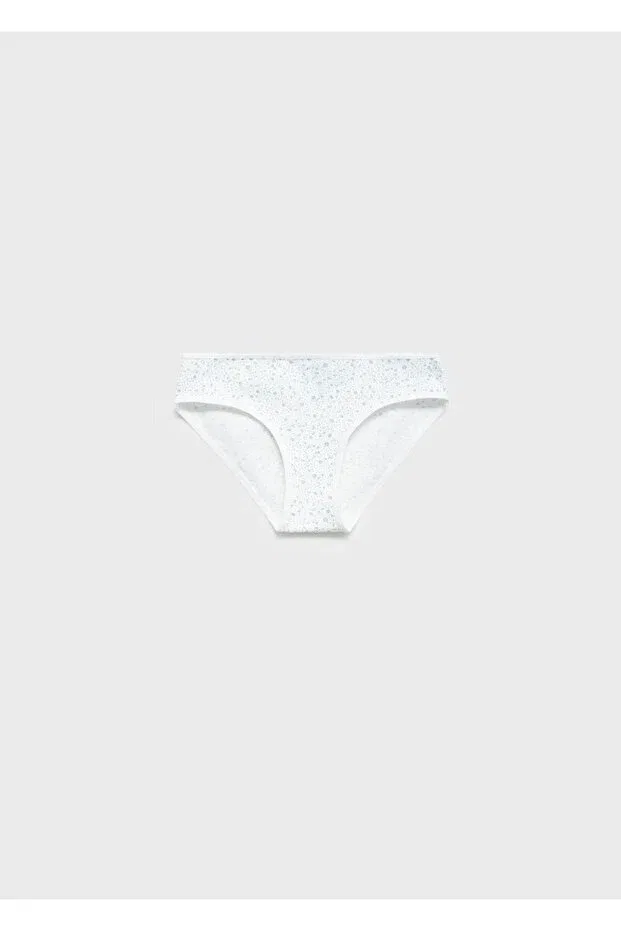 Детский комплект трусов для девочек хлопковый Mango Kids, Sky Blue — фото 2