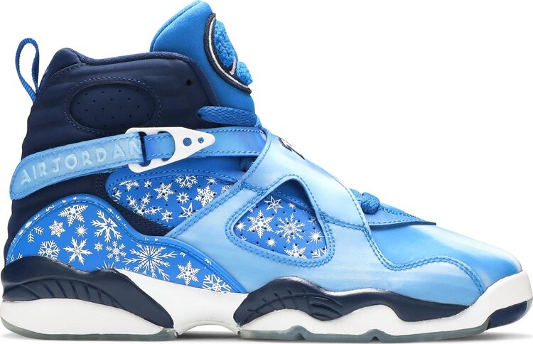 

Кроссовки Air Jordan 8 Retro GS Snowflake, синий
