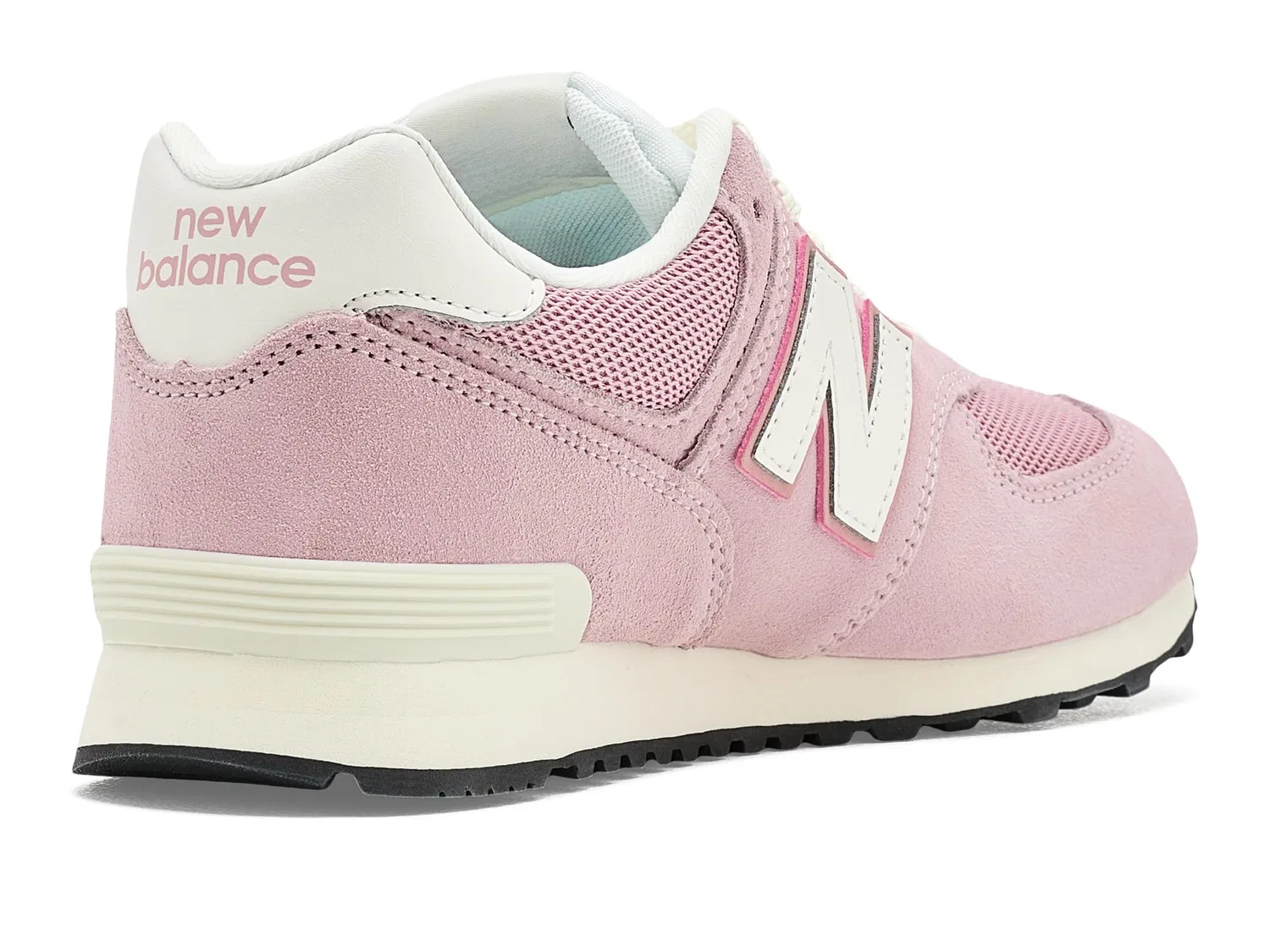 Кроссовки 574 Lace (для больших детей) New Balance Kids, Pink Chalk/Sea Salt — фото 4