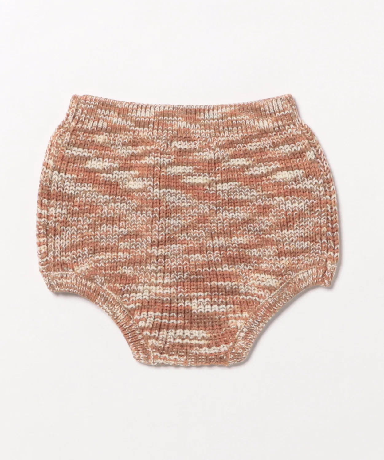 Детские шорты-блумеры из джерси с принтом Heathered Spice Rylee + Cru, Brown — фото 2