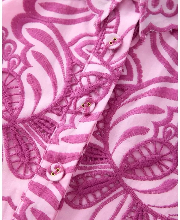 Детское платье для девочек с вышивкой Alora Marlo Kids, Cherry — фото 4