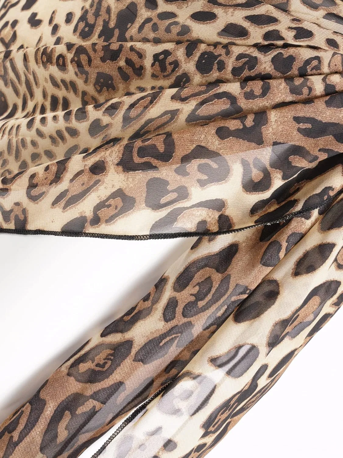 Женский пляжный саронг из шифона SIWEN, Leopard Print — фото 2