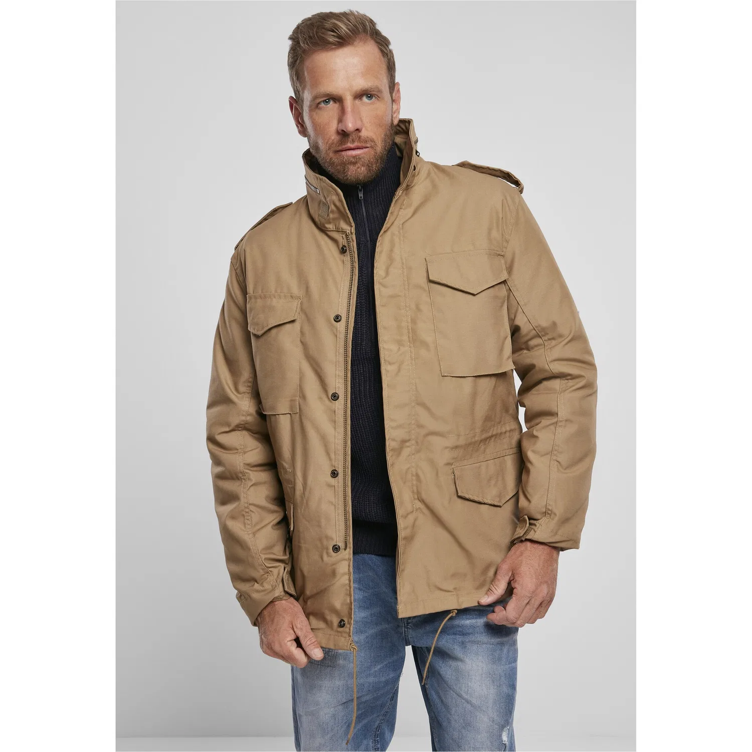 Мужская всепогодная куртка M-65 Field Jacket Brandit, Camel — фото 2