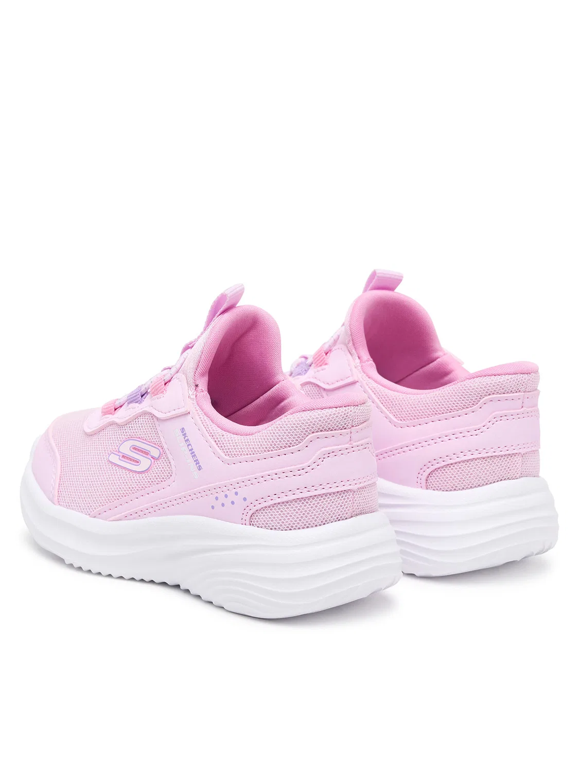 Кроссовки для девочки Bounder Pro Step One Skechers, розовый — фото 3