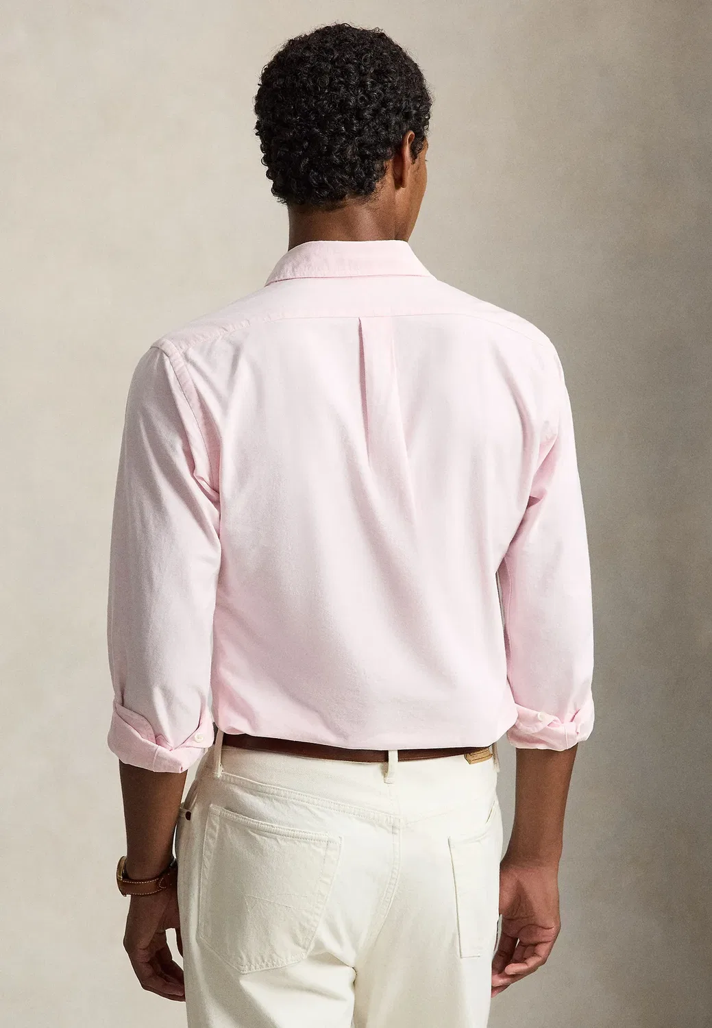 Знаменитая оксфордская рубашка - рубашка Polo Ralph Lauren, Carmel Pink — фото 3