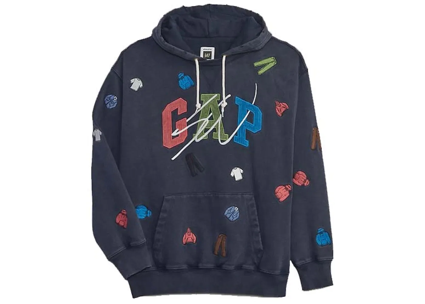 Унисекс худи с вышивкой Arch Logo Gap Re-Issue × Sean Wotherspoon, Blue