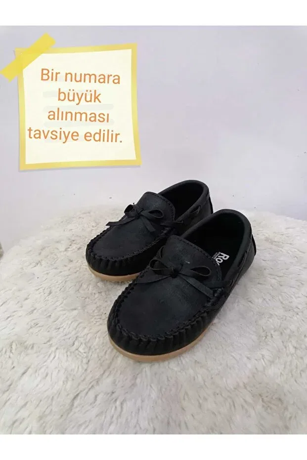 Детские туфли для девочек с ортопедической стелькой Özgür Kids, Black