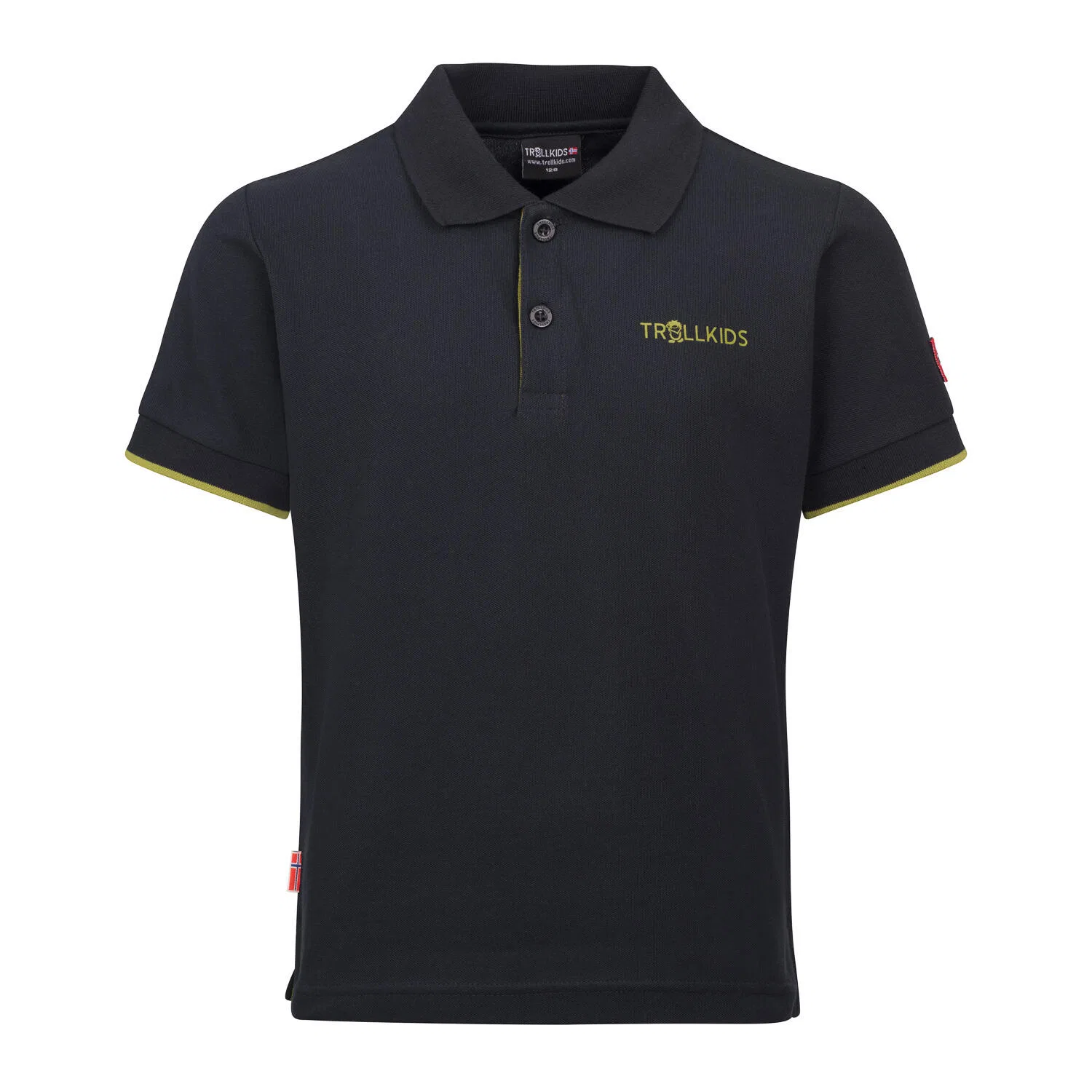 Детское поло Trollkids Kids Bergen Polo XT, Цвет Schwarz