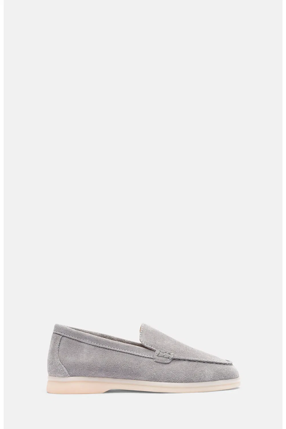 Детские туфли лоферы легкие Ludovico SCAROSSO, Grey - Suede