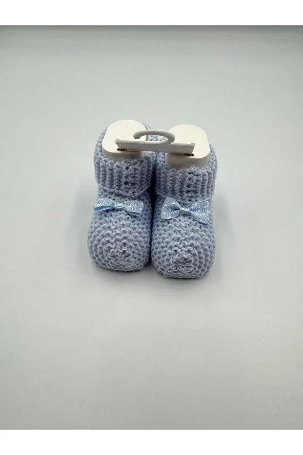 Детские вязаные пинетки для новорожденных из переработанного хлопка Şatilli Handmade, Multicolor — фото 2