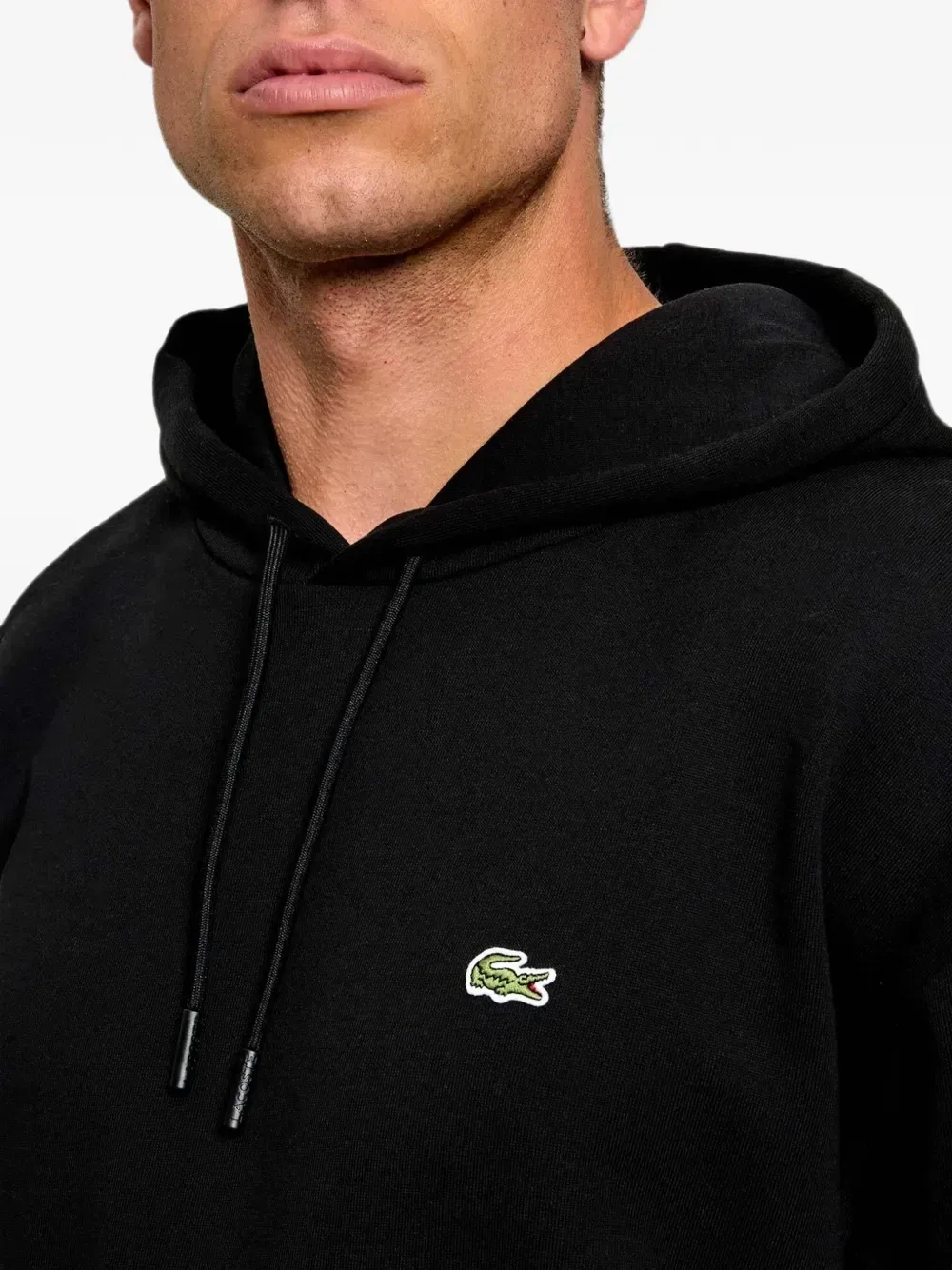 Флисовая толстовка Lacoste, черный — фото 3