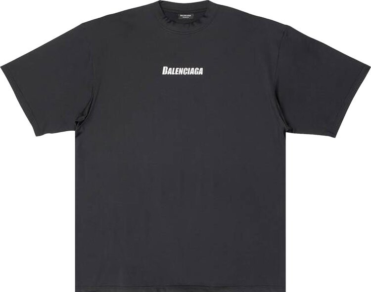 

Футболка Balenciaga Technical Mesh Swim T-Shirt 'Black', черный