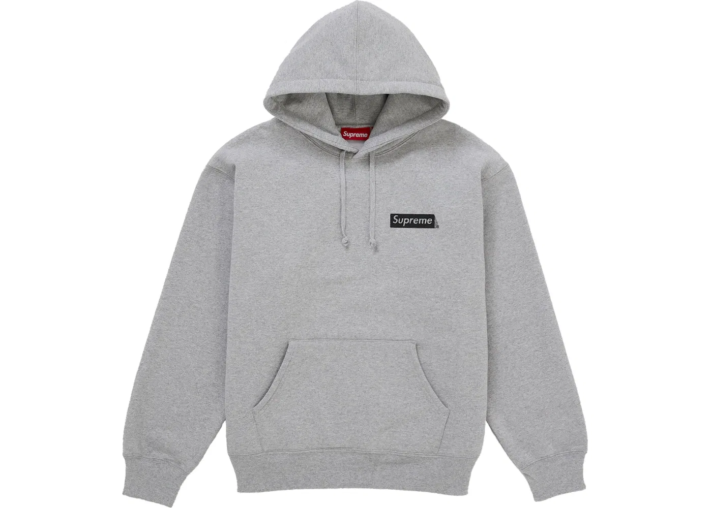 Мужская худи с принтом President Supreme, Heather Grey