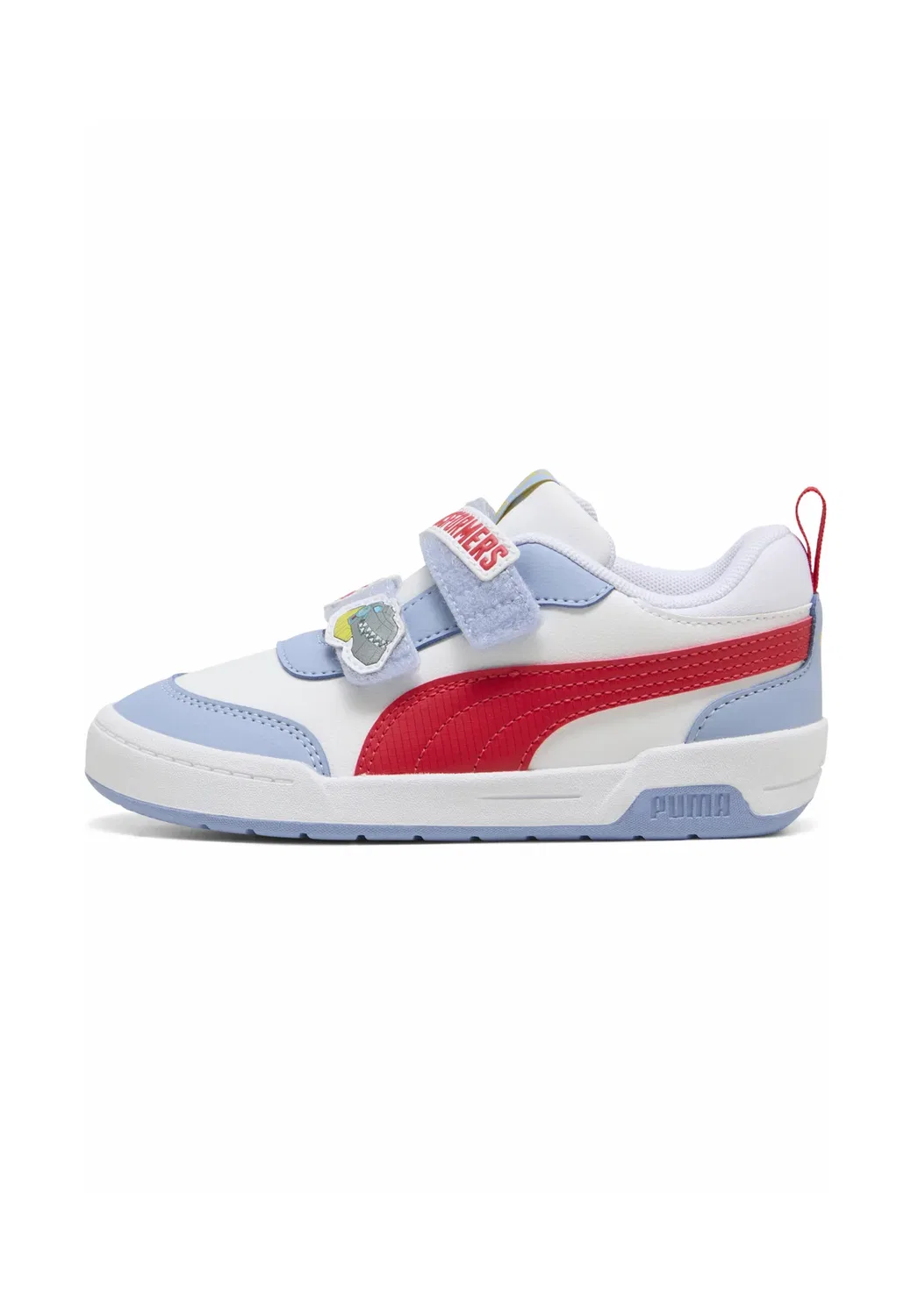 Кроссовки X Transformers Multiflex 2 SL унисекс - обувь для скейтбординга Puma, White-For All Time Red-Chambray Blue — фото 3