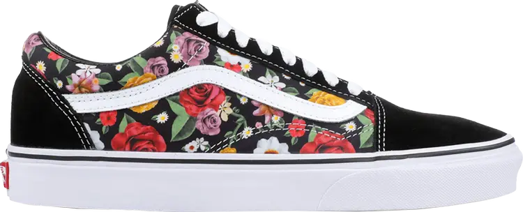 

Кеды Vans Old Skool Lux Floral, черный