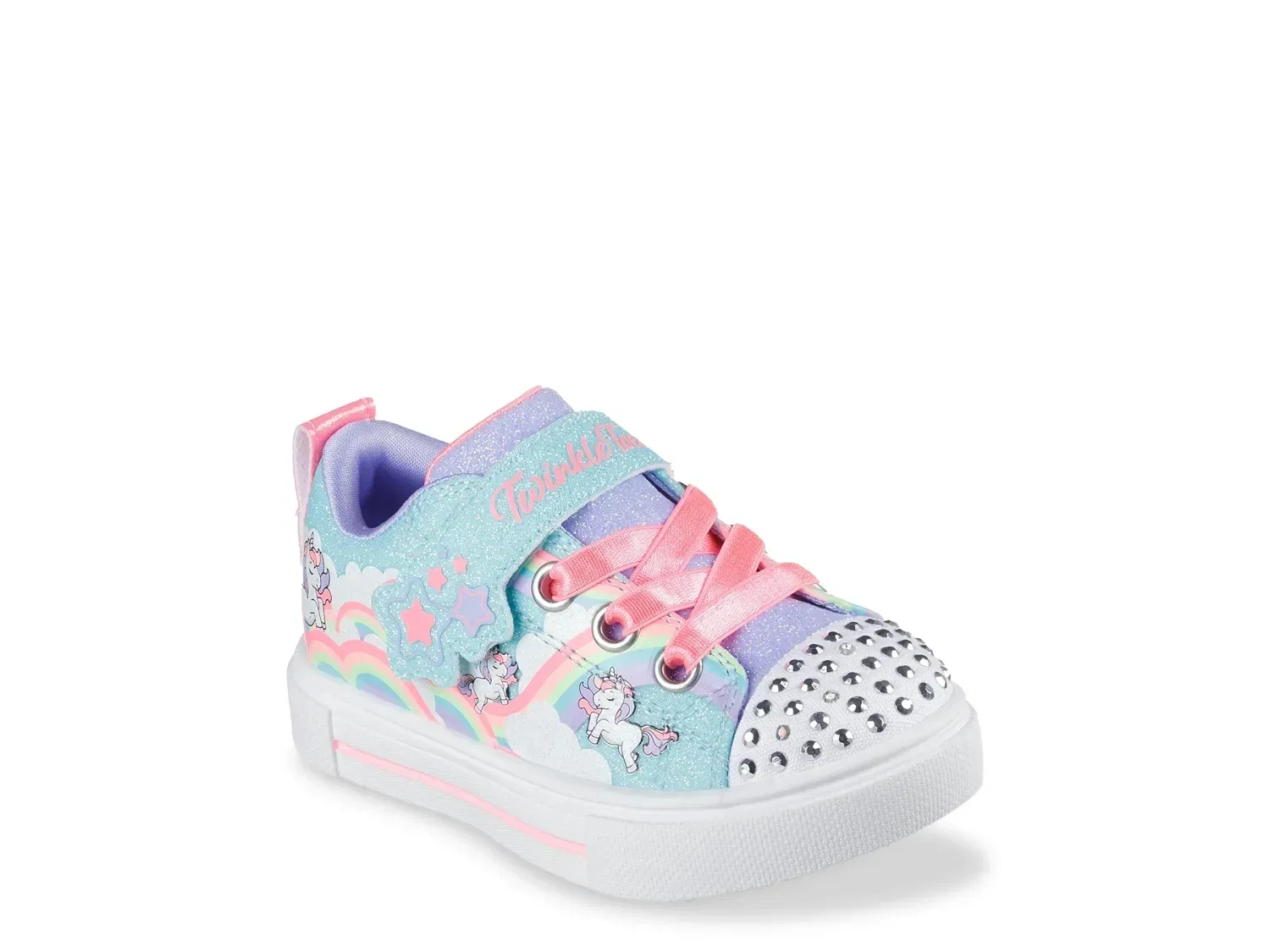 Кроссовки со светодиодами Twinkle Sparks Jumpin' Clouds, Skechers, мультиколор
