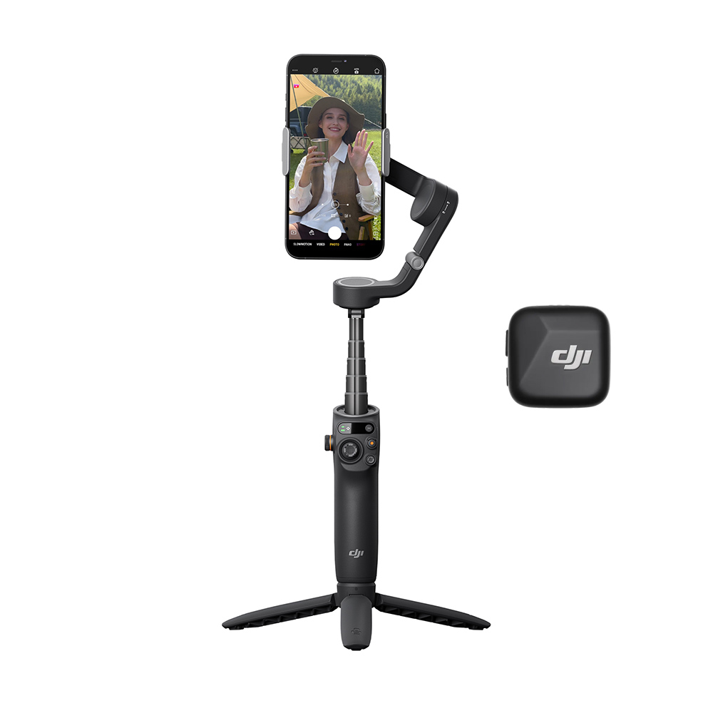 

Стабилизатор для смартфонов DJI Osmo Mobile 6 Vlog Kit, темно-сланцево-серый