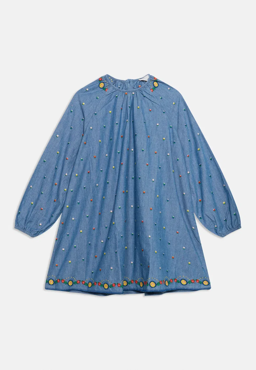 Платье - джинсовое платье Stella Mccartney Kids, Azzurro — фото 3