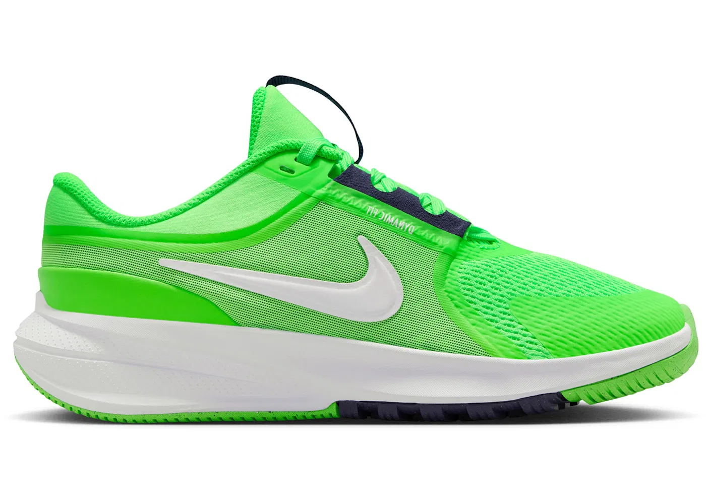 Детские кроссовки с шнуровкой Nike Star Runner 5 Nike, Green Strike/Imperial Purple/White