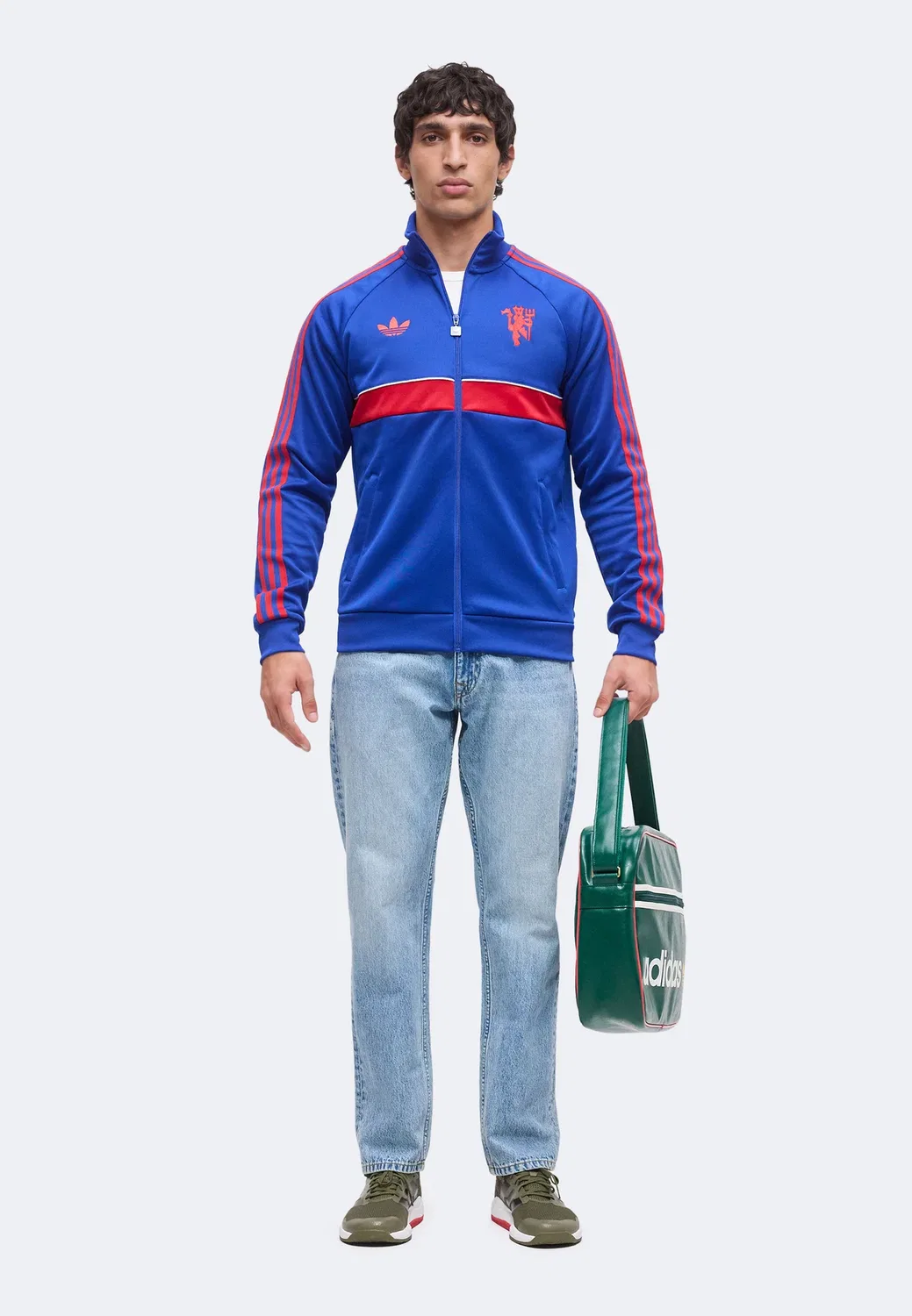 Спортивная куртка «Манчестер Юнайтед» - клубная одежда Adidas Originals, Team Royal Blue — фото 2
