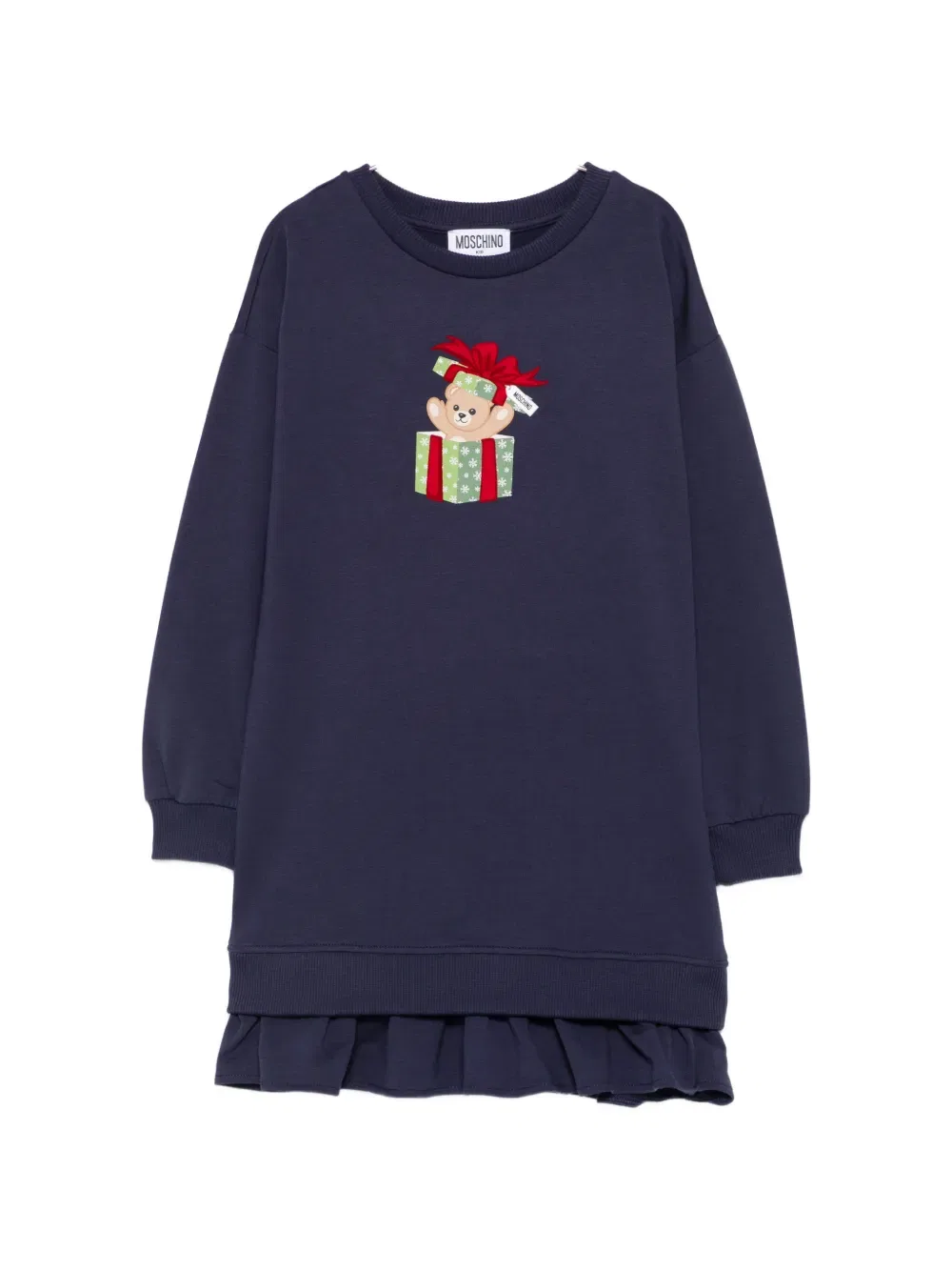 Платье повседневное Moschino Kids, синий
